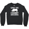 save the chubby unicorns Crewneck Sweatshirt