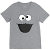 Cookie Monster Face V-Neck Tee