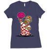 zombified big boy Ladies Fitted T-Shirt