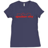 speaker city Ladies Fitted T-Shirt