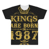 kings are born in 1987 All Over Men's T-shirt