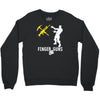 finger guns batle royal gaming Crewneck Sweatshirt