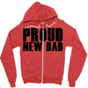 proud new dad Zipper Hoodie