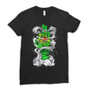 smoking Ladies Fitted T-Shirt