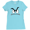 mad face Ladies Fitted T-Shirt