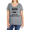 botox expression Ladies Curvy T-Shirt