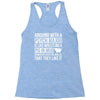 arguing with a psych major Racerback Tank
