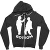 bottom eye poke Zipper Hoodie
