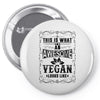 Awesome Vegan Pin-back button