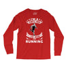 simple man running Long Sleeve Shirts