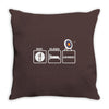 eat sleep archery Throw Pillow