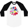 colorful art 3/4 Sleeve Shirt