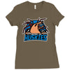 outpost 31 huskies monster version Ladies Fitted T-Shirt