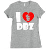 i love dbz  fun  super saiyajin piccolo vegeta dragonball son goku Ladies Fitted T-Shirt