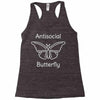 not so social butterfly Racerback Tank