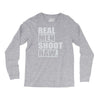 real men shoot raw Long Sleeve Shirts