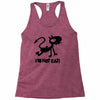 i'm not cat Racerback Tank