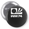 wm 74 germany world cup 1974 retro football Pin-back button