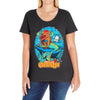 the little cthulhu Ladies Curvy T-Shirt