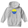 bearded smiley face Youth Hoodie