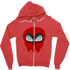 Deadpool Skull Zipper Hoodie