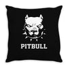 american pitbull terrier Throw Pillow
