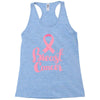 breast cancer pink ribbon Racerback Tank