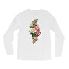 breast cancer flowers Long Sleeve Shirts
