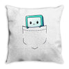 bmo pocket Throw Pillow