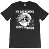 my dachshund rides shotgun T-Shirt