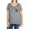 Winnie The Pooh Ladies Curvy T-Shirt