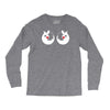 rude christmas pudding Long Sleeve Shirts