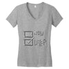 now or later Women's V-Neck T-Shirt