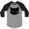 sad cat 3/4 Sleeve Shirt