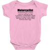 motorcyclist Baby Onesie