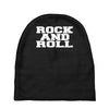 rock and roll funny Baby Beanies