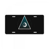 Abstract Planet License Plate