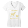 vacation, alpaca bag Women's V-Neck T-Shirt