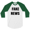 fake news 3/4 Sleeve Shirt