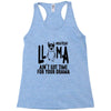 nurse lama Racerback Tank