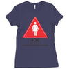 404 error girlfriend not found Ladies Fitted T-Shirt