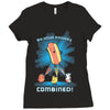 by your powers combined! Ladies Fitted T-Shirt