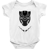 black panther minimalist Baby Bodysuit