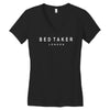 bed taker london Women's V-Neck T-Shirt