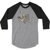 animal fishing tee graphic 3/4 Sleeve Shirt