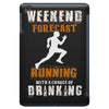 weekend forecast running iPad Mini