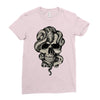 skull snake Ladies Fitted T-Shirt