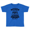 Super Cool Pops Of A Freaking Awesome Grandson Toddler T-shirt