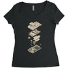 gameboy breakdown Women's Triblend Scoop T-shirt