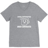 over caffeine V-Neck Tee